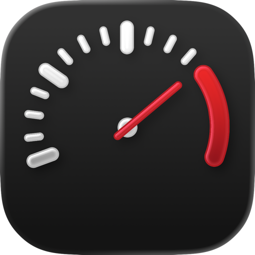 SpeedTracker app icon (dark)